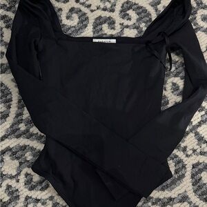 Aritzia Elegant Black Bodysuit